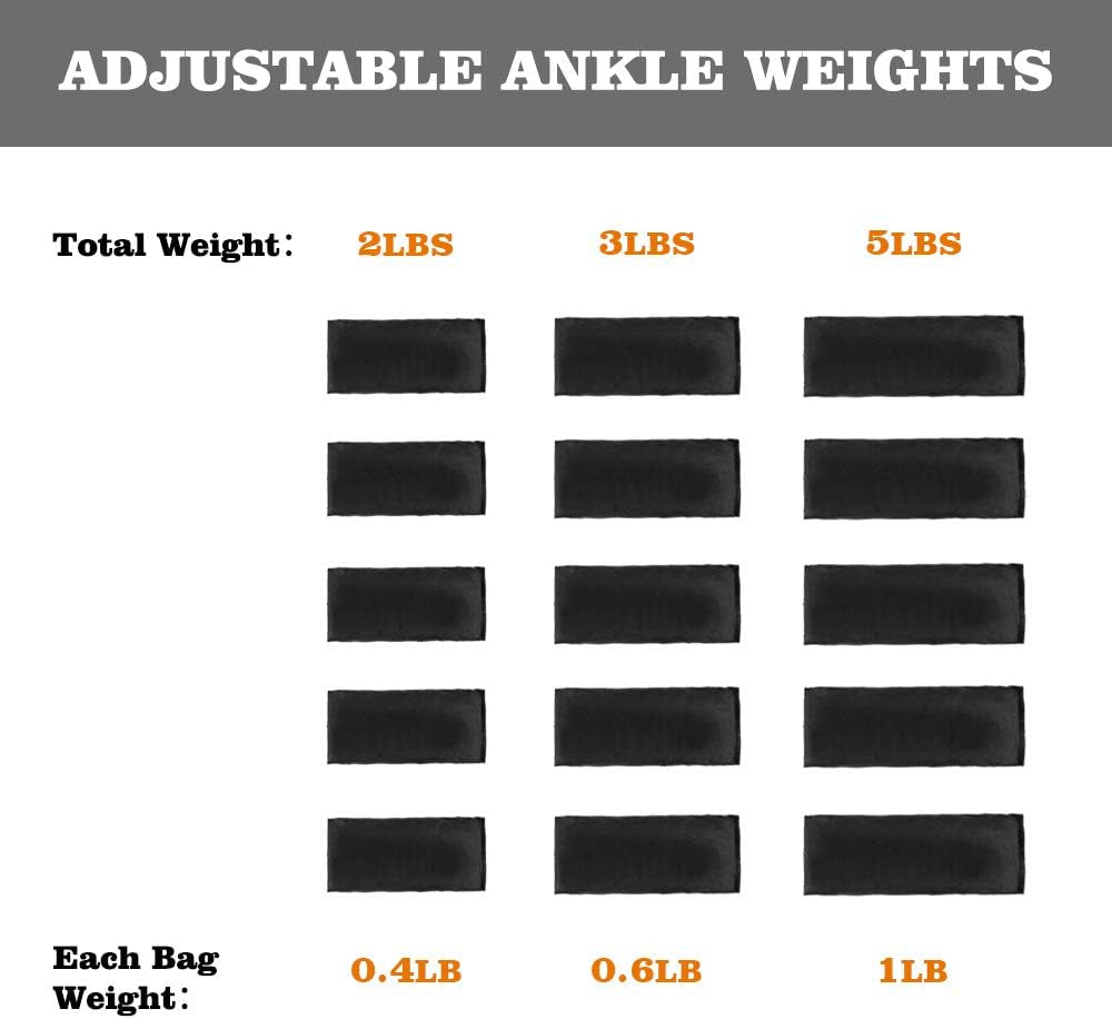 Revolutionize Your Workout: Adjustable Ankle Weights - Stylish, Versatile, Effective!