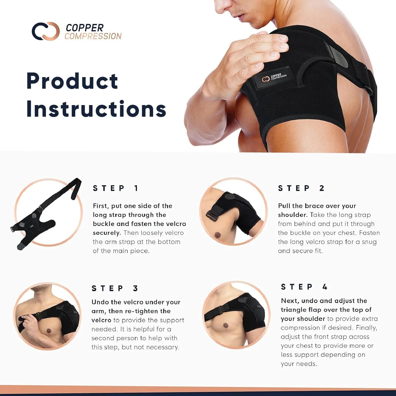 Universal Fit: Versatile Recovery Shoulder Brace for All Sizes