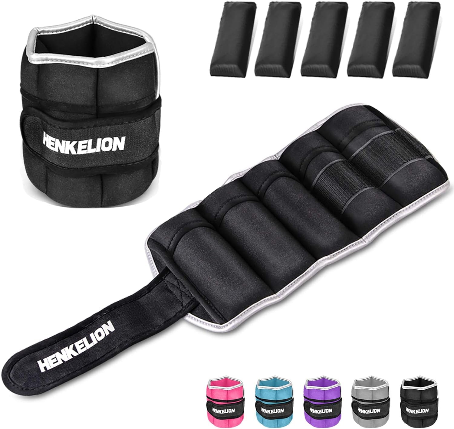 Revolutionize Your Workout: Adjustable Ankle Weights - Stylish, Versatile, Effective!