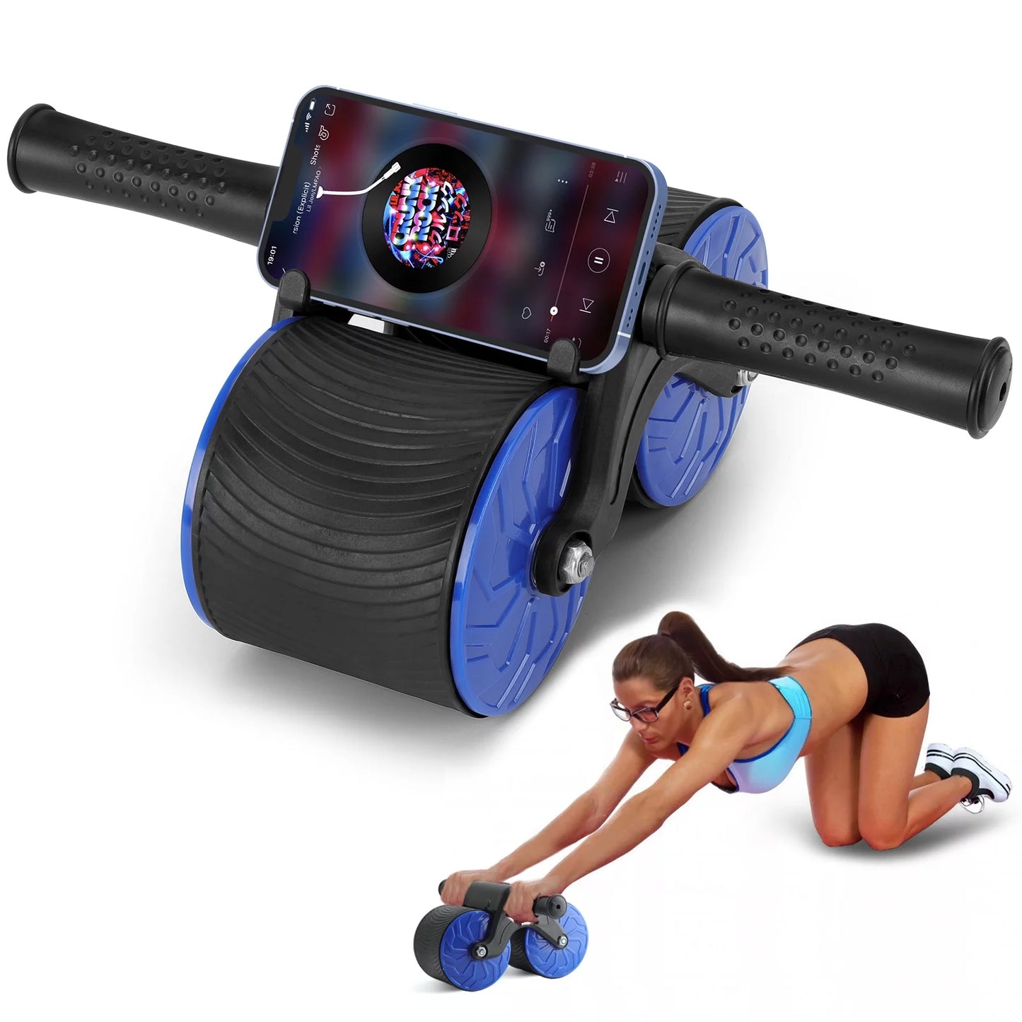 Ultimate Ab Roller Wheel: Core Strength Training for Home Gyms – Perfect for Abs and Muscle Workouts, Ideal for All Fitness Levels