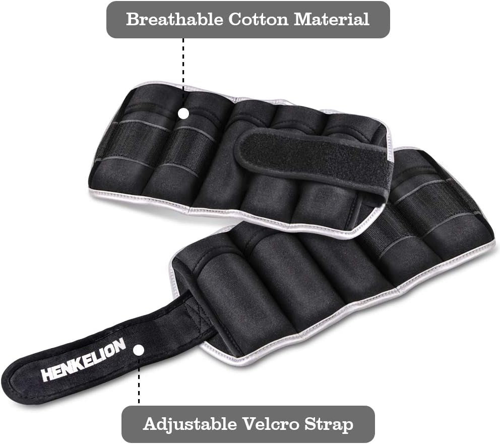 Revolutionize Your Workout: Adjustable Ankle Weights - Stylish, Versatile, Effective!