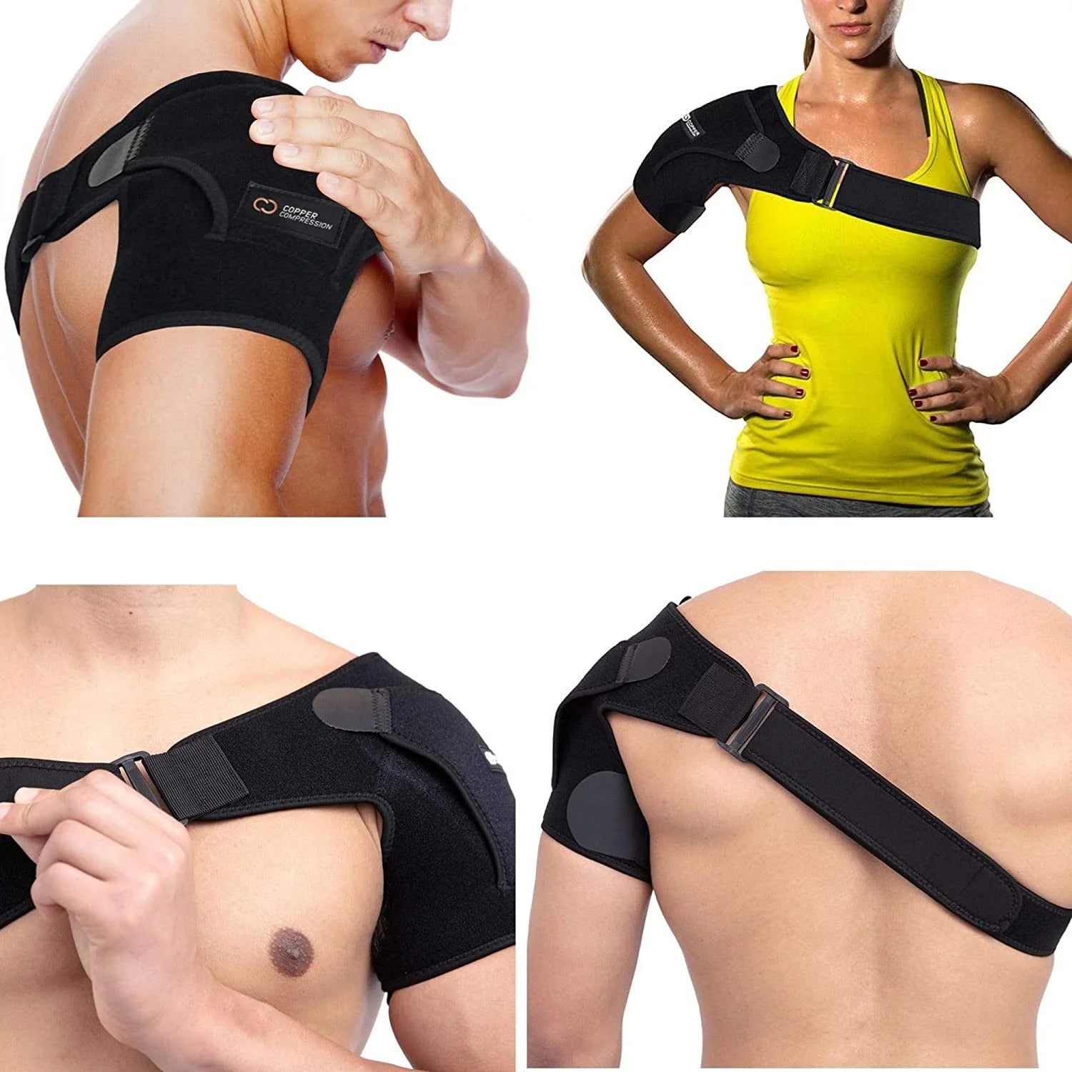 Universal Fit: Versatile Recovery Shoulder Brace for All Sizes