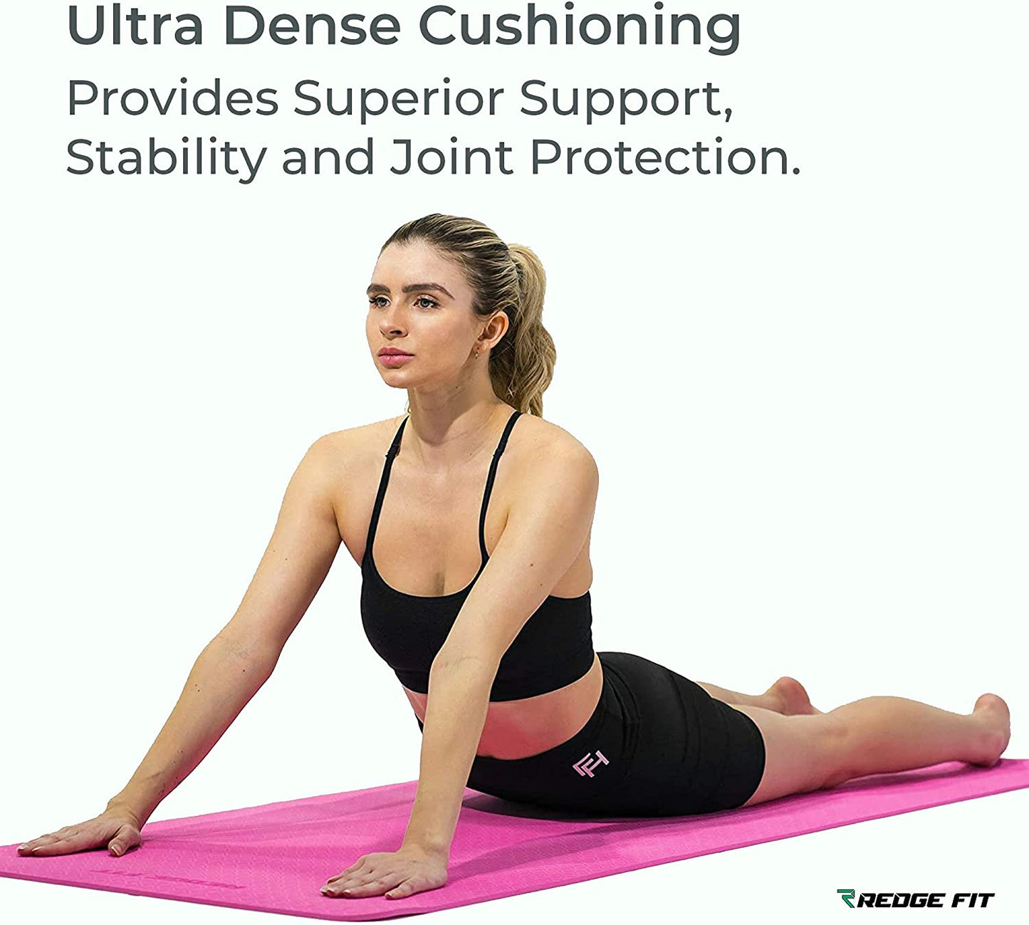 Double-Sided Workout Mat: Premium TPE Material, Multifunctional Design, Includes Carrying Straps!